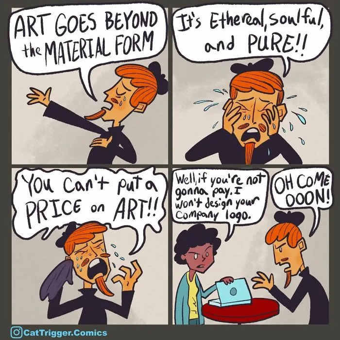30 Hilariously Twisted Comics By “Cat Trigger”