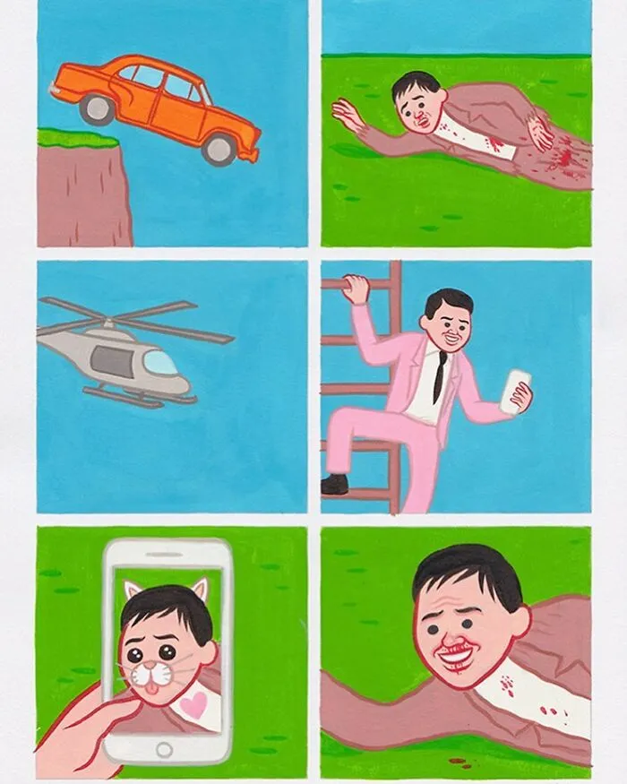 25 Cómics de humor extremadamente negro, creados por el famoso Joan Cornellá