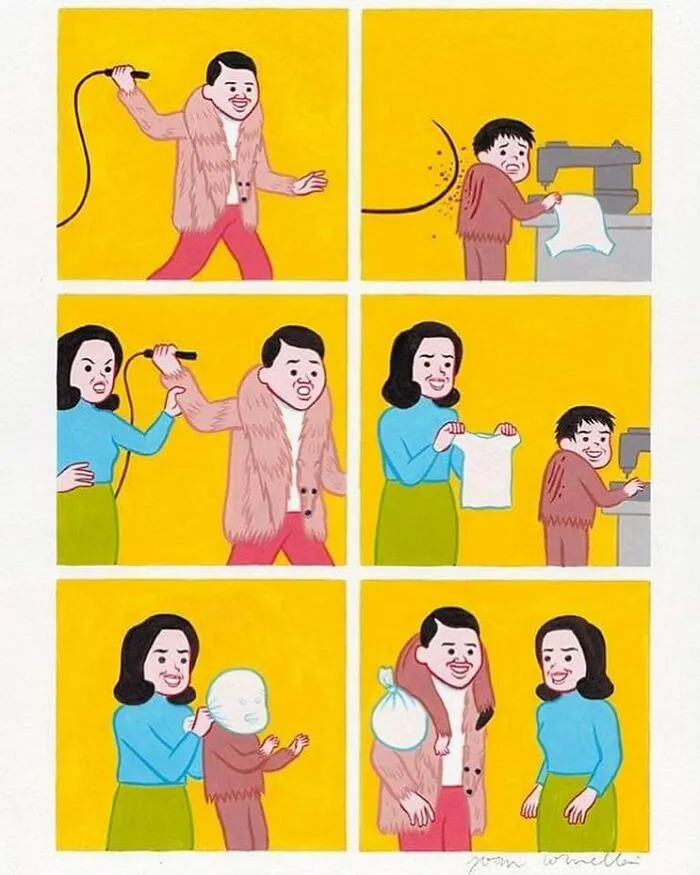 25 Cómics de humor extremadamente negro, creados por el famoso Joan Cornellá