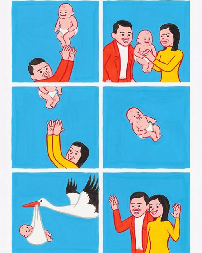 25 Cómics de humor extremadamente negro, creados por el famoso Joan Cornellá