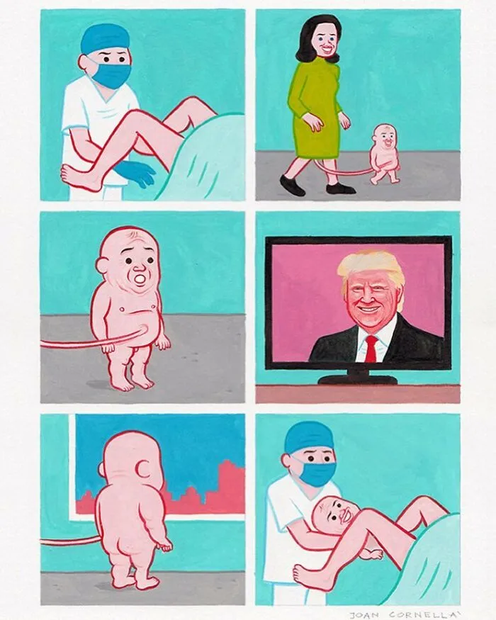 25 Cómics de humor extremadamente negro, creados por el famoso Joan Cornellá