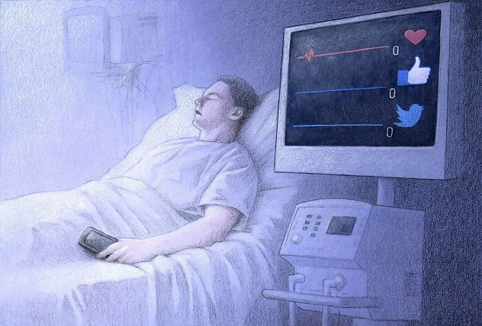 Artist Reveals What's Wrong With Our Modern Society In These 30 New Satirical Illustrations