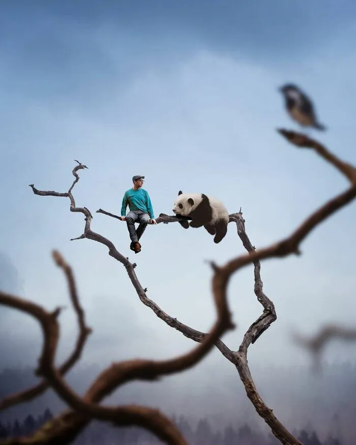 This Canadian Photographer Creates Amazing Miniature Images Of Himself (58 Pics)