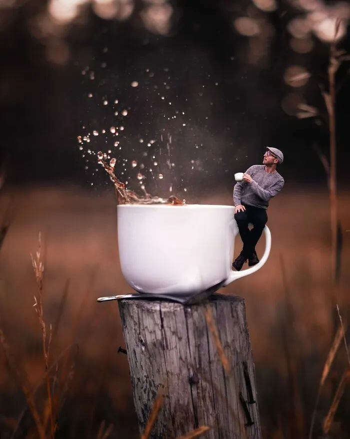 This Canadian Photographer Creates Amazing Miniature Images Of Himself (58 Pics)