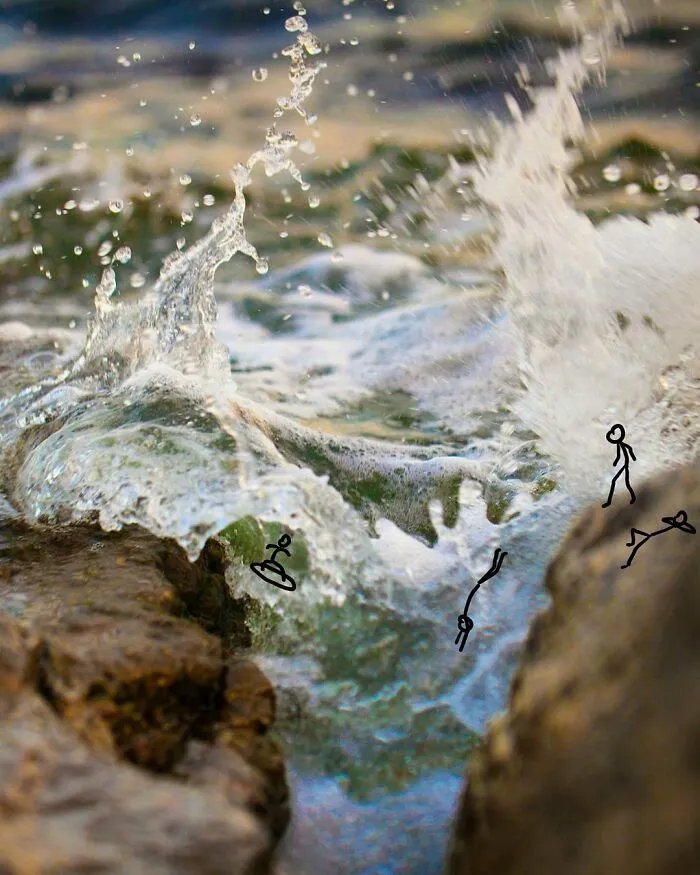 39 Creative Drawings On Pictures Of Everyday Objects Created By This Artist