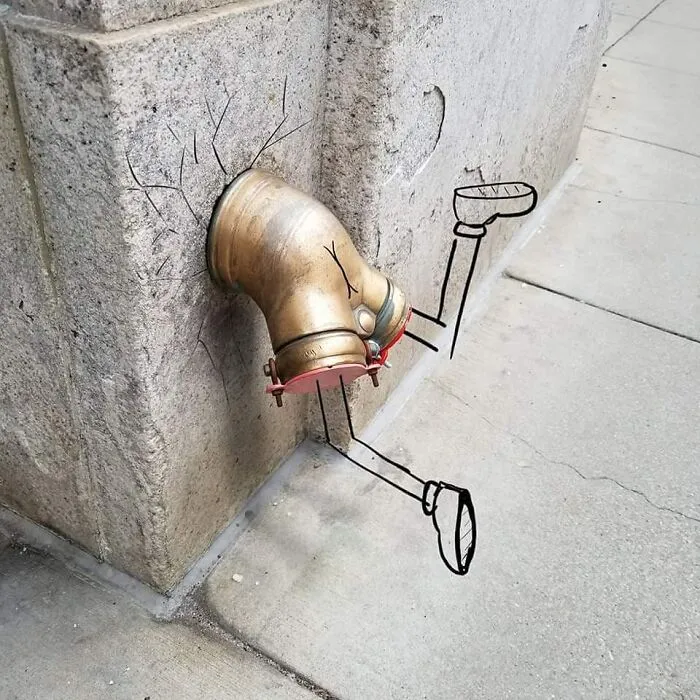 39 Creative Drawings On Pictures Of Everyday Objects Created By This Artist
