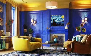 Artist Imagines How History’s Most Famous Painters Might Decorate Their Homes Based On The Color Pallettes Of Their Paintings