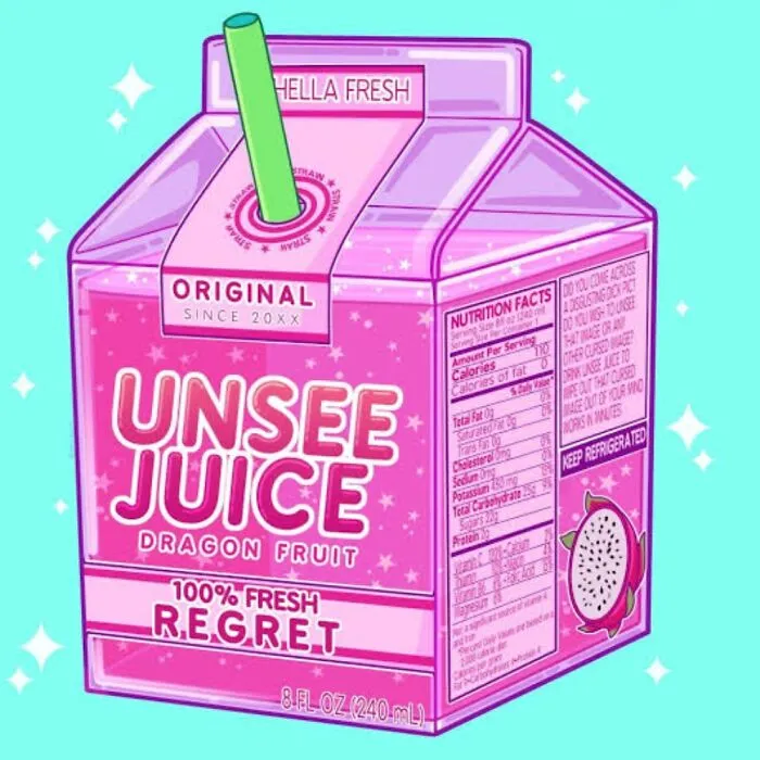 Not Cringe, Just Unsee Juice To Help