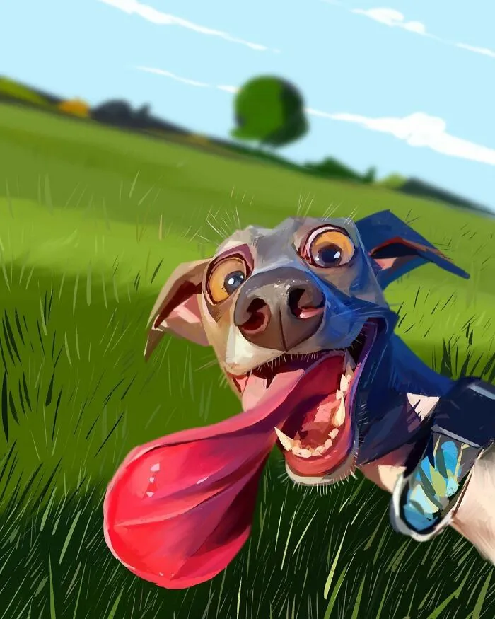 Artist Makes Caricatures That Capture Dogs’ Most Prominent Features (63 Pics)