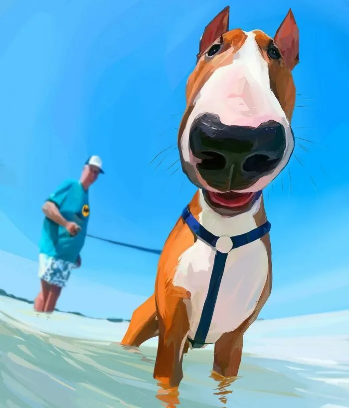 Artist Makes Caricatures That Capture Dogs’ Most Prominent Features (63 Pics)