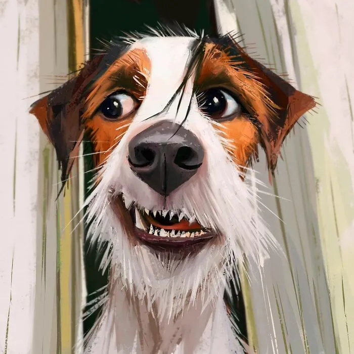 Artist Makes Caricatures That Capture Dogs’ Most Prominent Features (63 Pics)