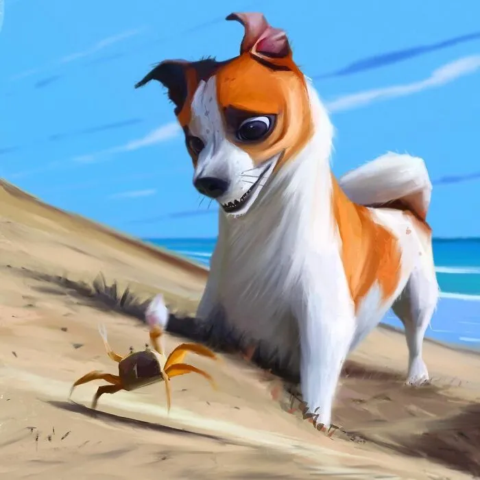 Artist Makes Caricatures That Capture Dogs’ Most Prominent Features (63 Pics)