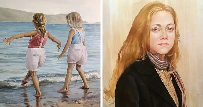 After Having Triplets, I'm Constantly Inspired To Paint Them (25 Pics)