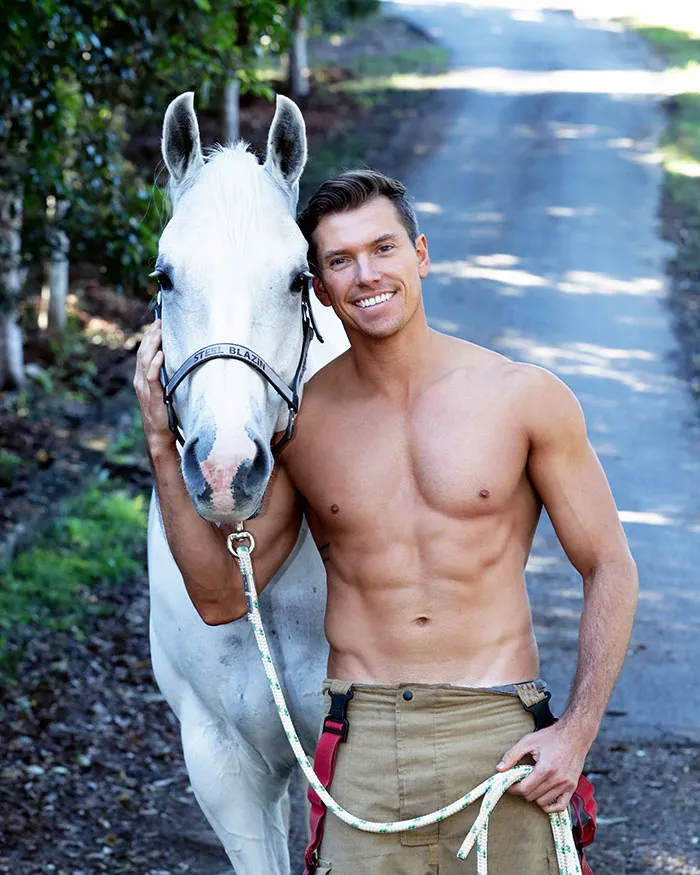 The Australian Firefighters Calendar 2022 Is Out With More Shirtless Heroes And Adorable Animals (28 Pics)