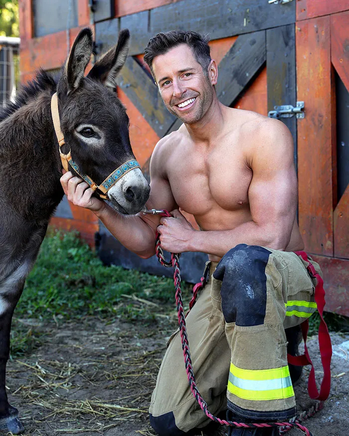 The Australian Firefighters Calendar 2022 Is Out With More Shirtless Heroes And Adorable Animals (28 Pics)