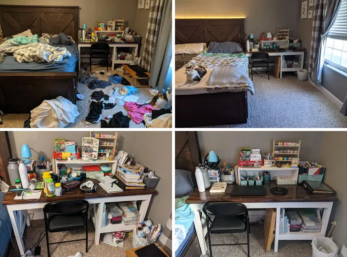 Finally Got Around To Cleaning My Depression/Post Op Mess. Feeling Fresh!