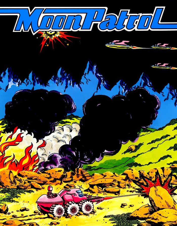 Poster for "Moon Patrol"