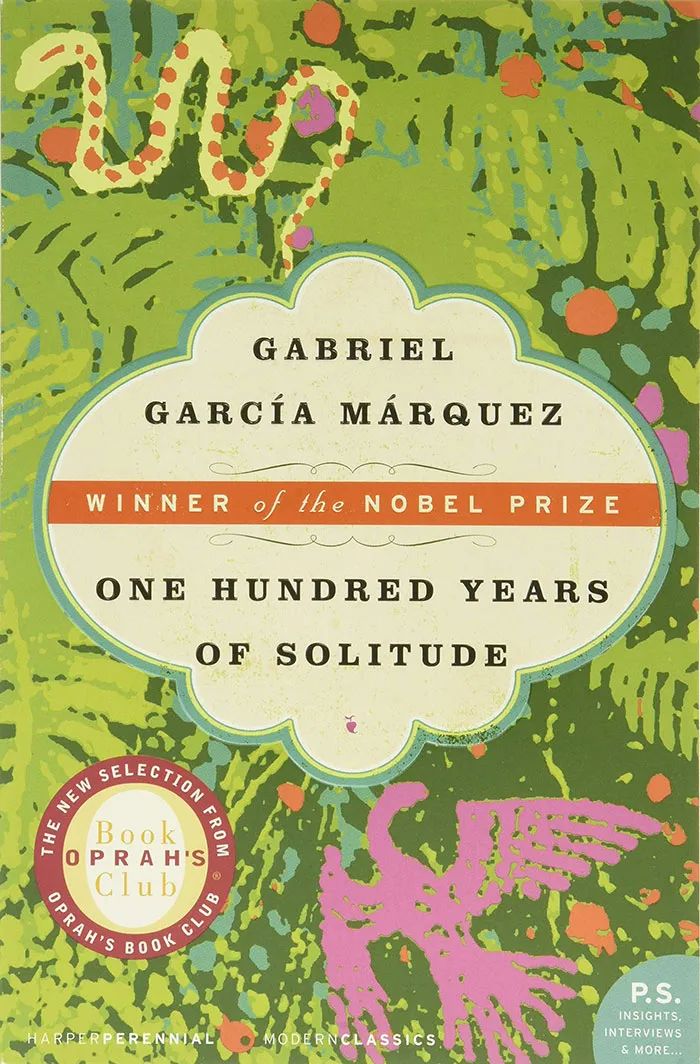 One Hundred Years Of Solitude book cover 