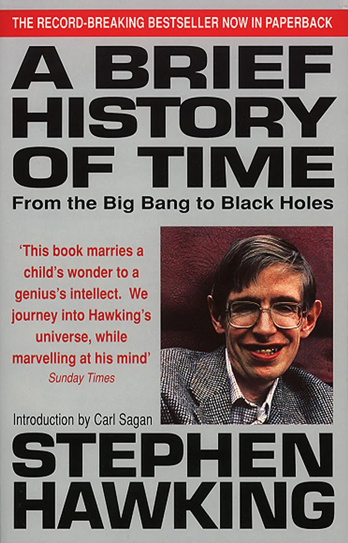 A Brief History Of Time book cover 