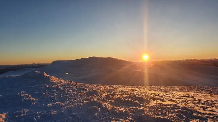 From Last Winter While Snowmobiling