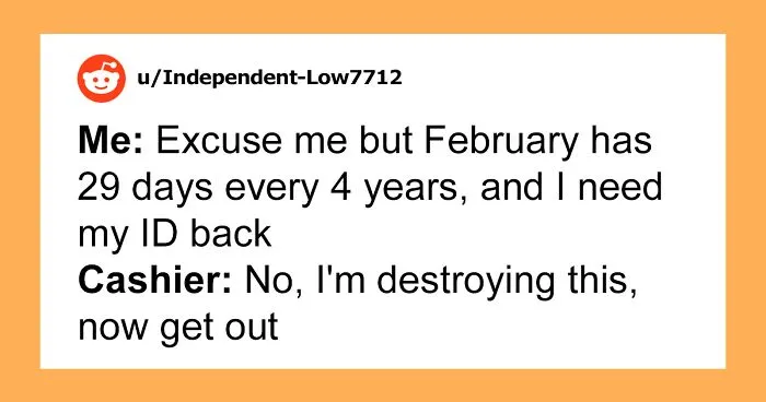 Person Is Debating Whether To Feel Guilty For Getting A Cashier In Trouble, Asks The Internet If They Were At Fault