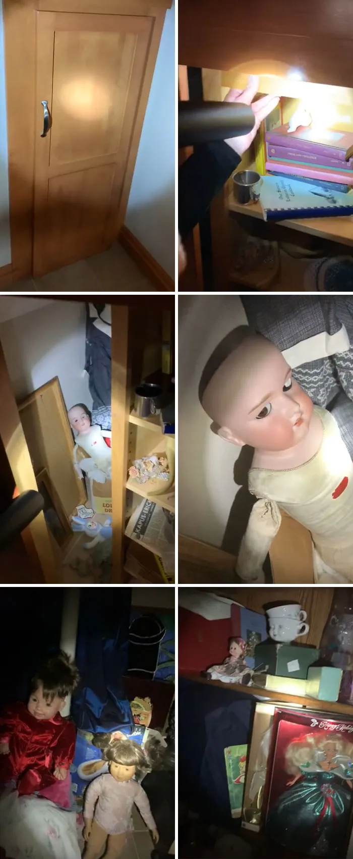 Woman Finds Creepy "Hidden Room" In Her New House
