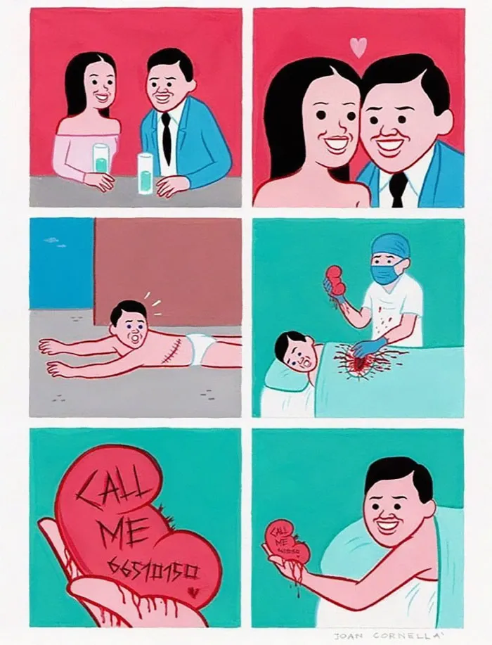 Extremely Dark Comics By The Famous Joan Cornella (38 Pics)