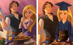 Fed-Up Dad Censors Outdated Gender Stereotypes In Daughter's Disney Books