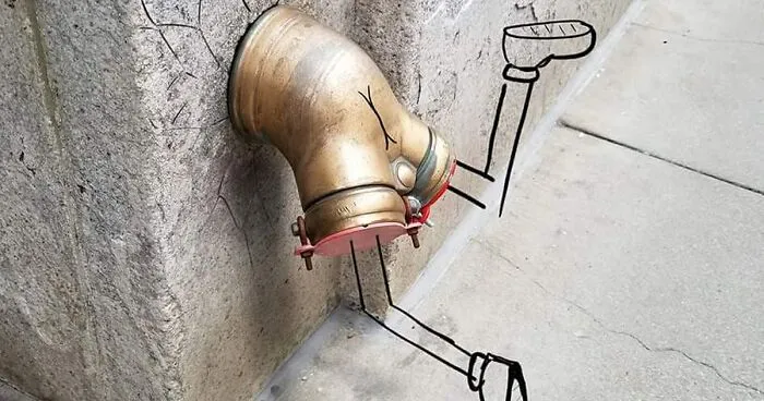 39 Creative Drawings On Pictures Of Everyday Objects Created By This Artist