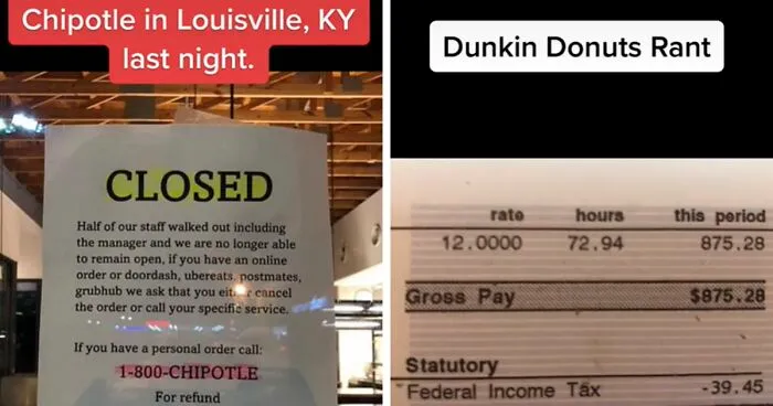 'Chipotle' Sign Saying Staff 'Walked Out' Goes Viral (Plus 22 More Similar Signs From Other US Businesses)