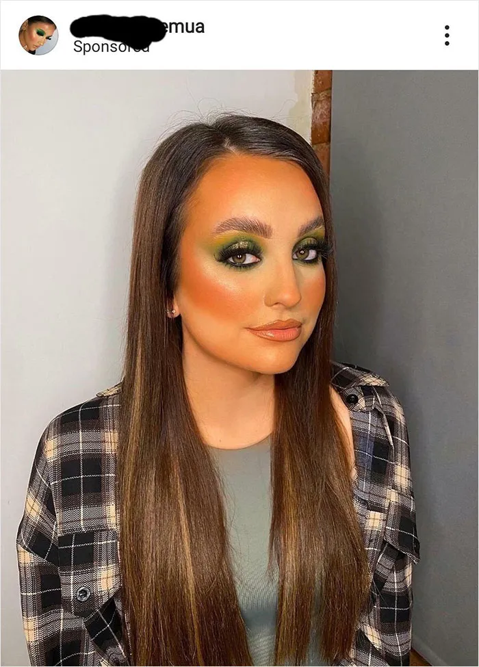 El maquillaje de los ojos es increíble, pero… 