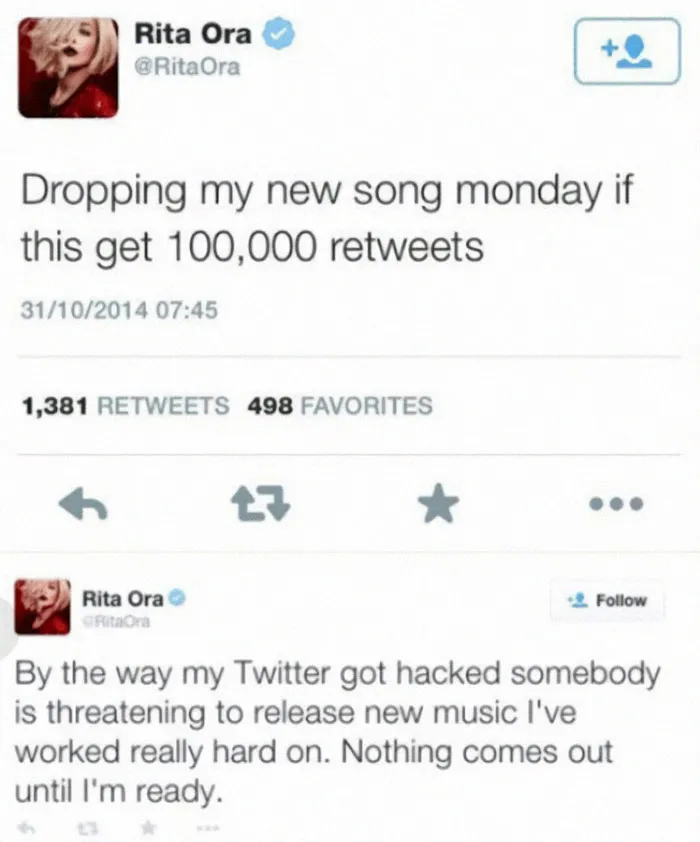 I Was Hacked, Not That I'm Unpopular