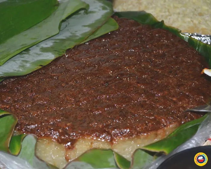 A Dessert Made Of Rice And Coconut