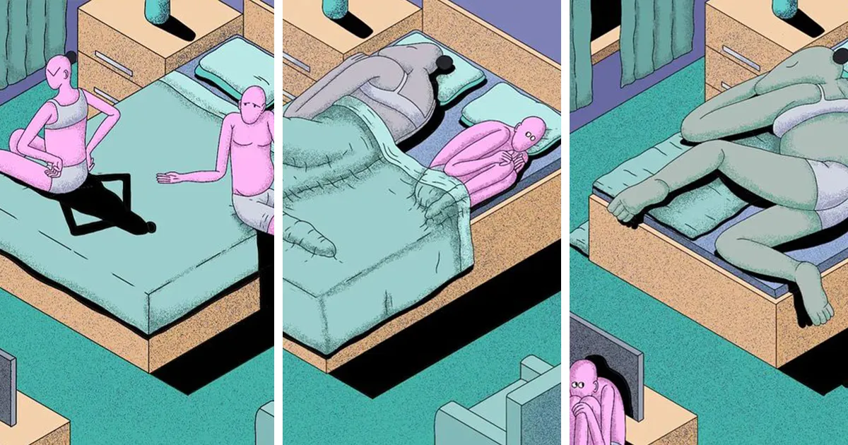 Este artista crea cómics llenos de humor negro, surrealismo y sátira (25 imágenes)