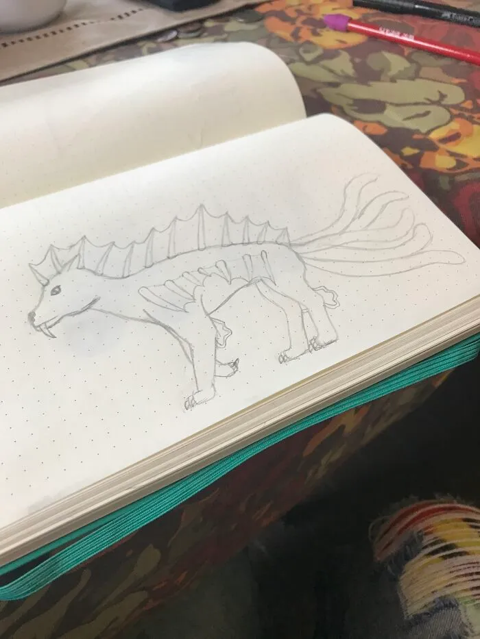 This…. Dog Fish Ninetails Saber Tooth Thing…