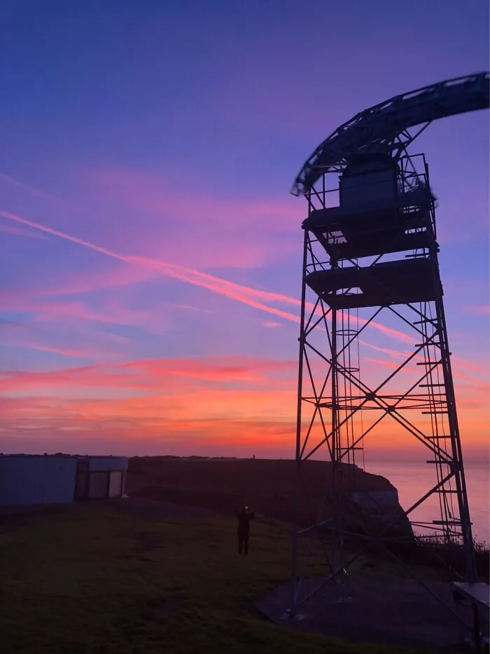 Dover Coastguard Station Morning Of A Night Shift