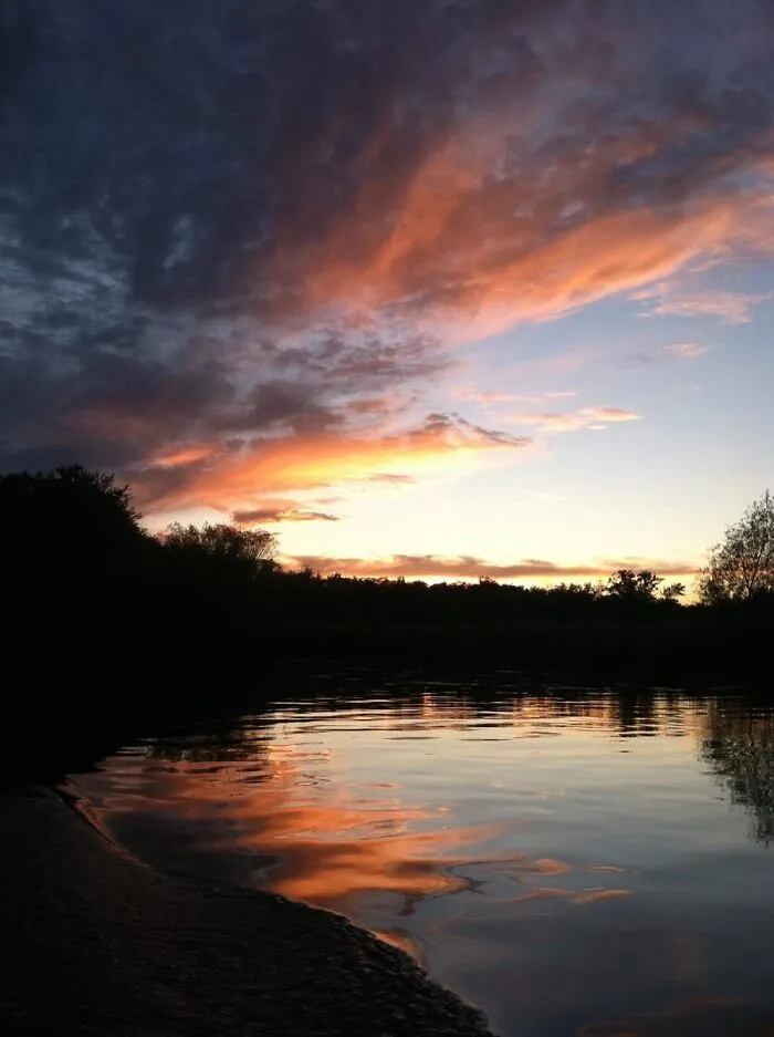 Wisconsin Sunset On The Wolf River
