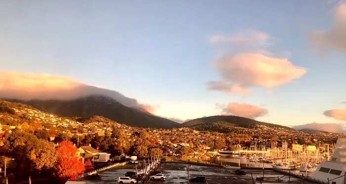Sunrise In Hobart, Tasmania. It Was So Beautiful!