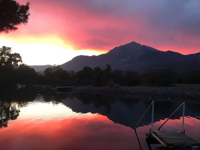 8th Of November Sunset From Kemer, Turkey