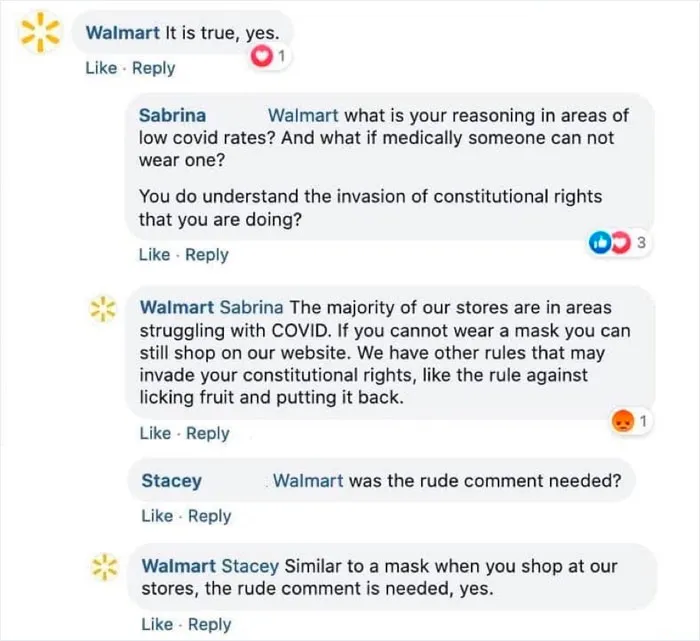 Walmart Is All Out Of Fs To Give