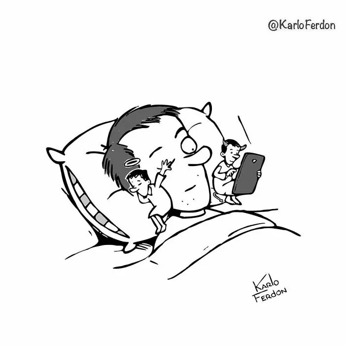 Este artista crea divertidos cómics minimalistas de una sola viñeta (30 nuevas imágenes)