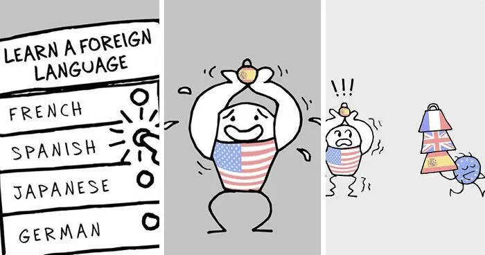 30 New Comics That Show The Funny Differences Between Different Countries And Languages