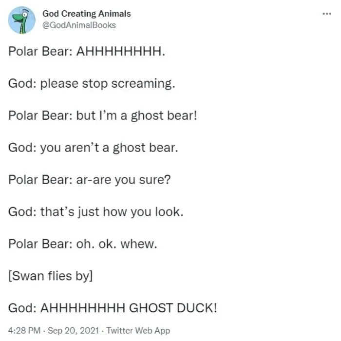 God Creates Polar Bears