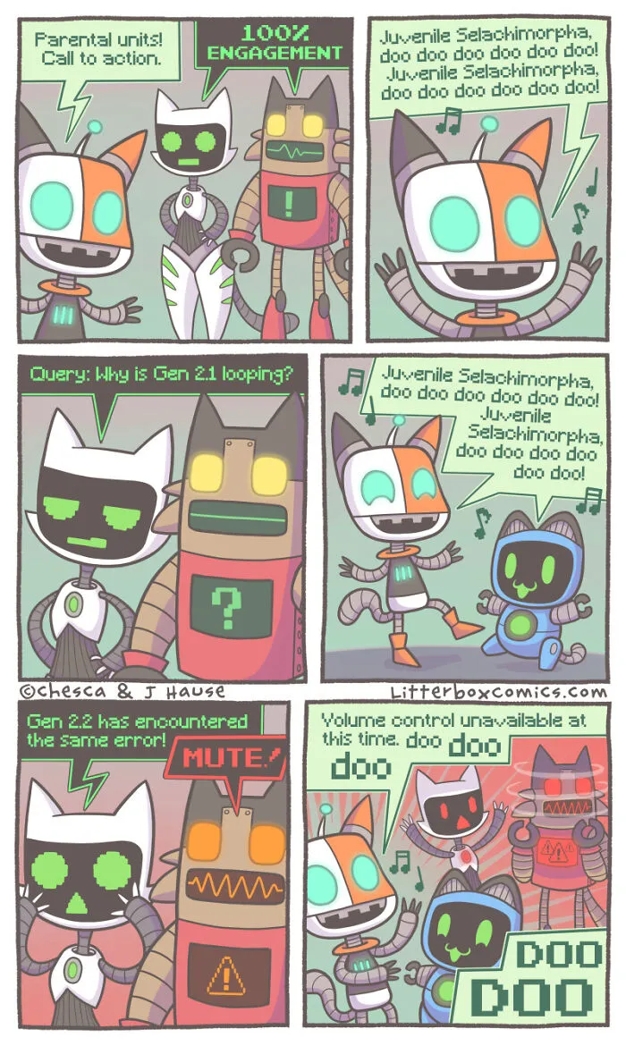 My Parenting Experience In 30 Comics With A Feline Twist (New Pics)