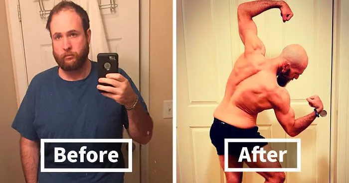 Guy Gives Up Alcohol And Transforms His Life, Here's His Progress After 5 Years