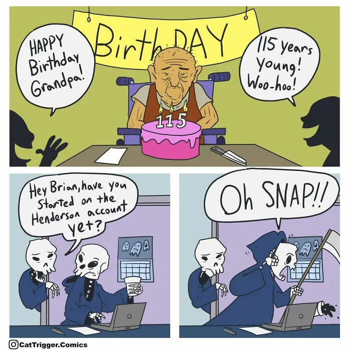 30 Hilariously Twisted Comics By “Cat Trigger”