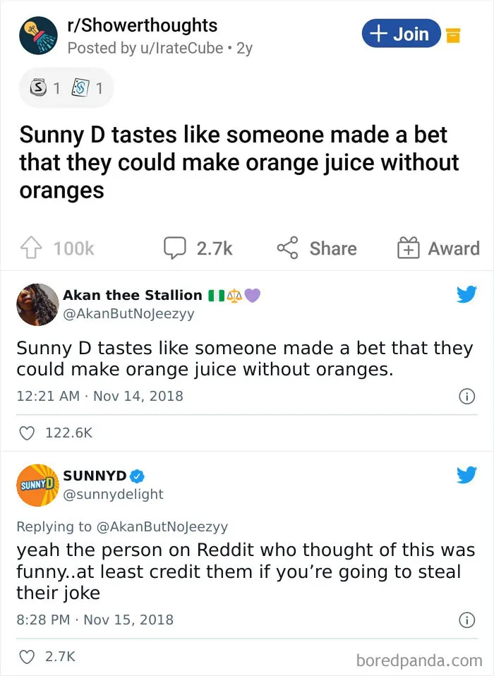 Thanks For Having My Back Sunny D