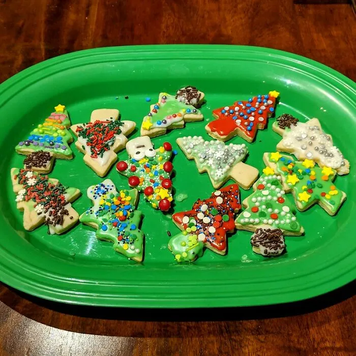 Tree Shaped Cookies