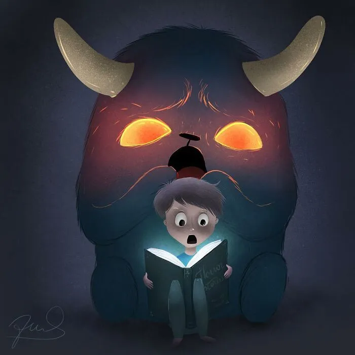 I Painted 30 Illustrations To Show That Not All Monsters Are Scary