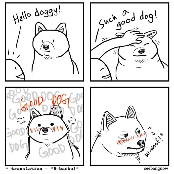 30 Comics That Show What Living With A Dog Is Really Like, By Xibang
